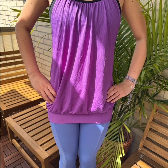 lululemon athletica Purple Short Sleeve Top - Picture 5 of 6